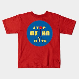 stop asian hate Kids T-Shirt